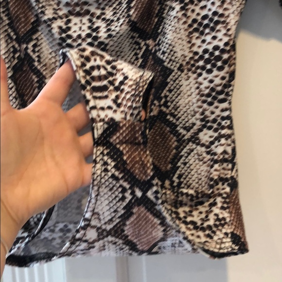 Nasty gal snake print bodysuit - Picture 2 of 4